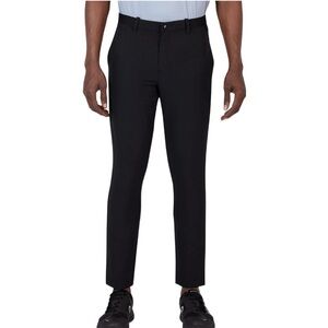 Men's Black Dress Pants, Standard Fit, Size M